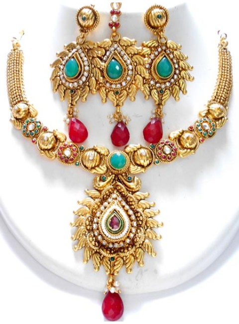 Polki Necklace Set